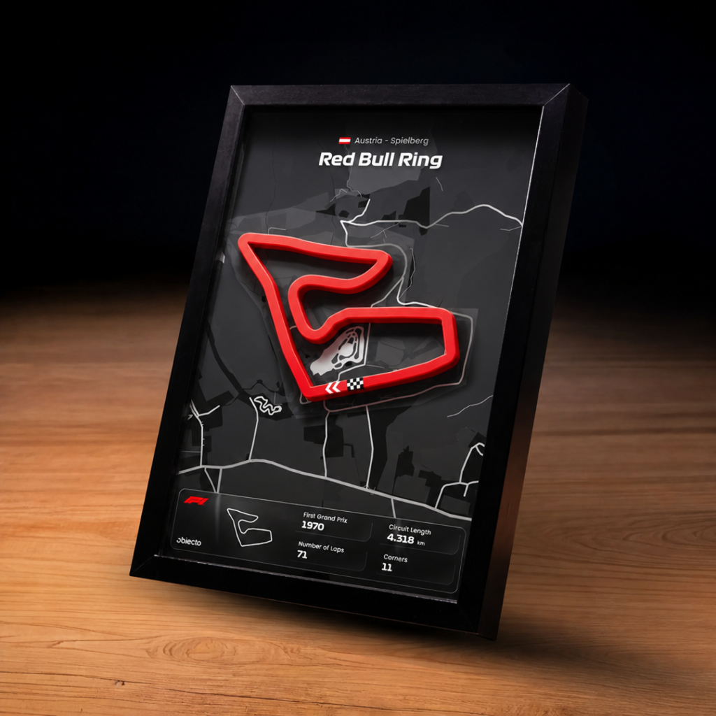 tablou circuit f1 red bull ring 3d