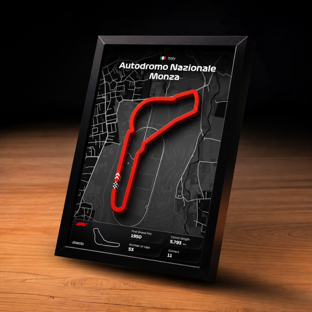 tablou circuit f1 monza 3d